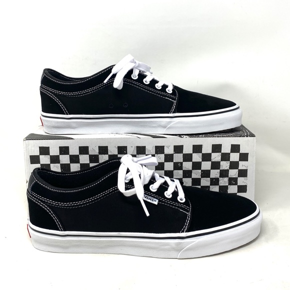 VANS Skate Chukka Low Shoe Womens Casual Sneaker Black Suede Canvas VN0A4BX4Y28 - Picture 10 of 12